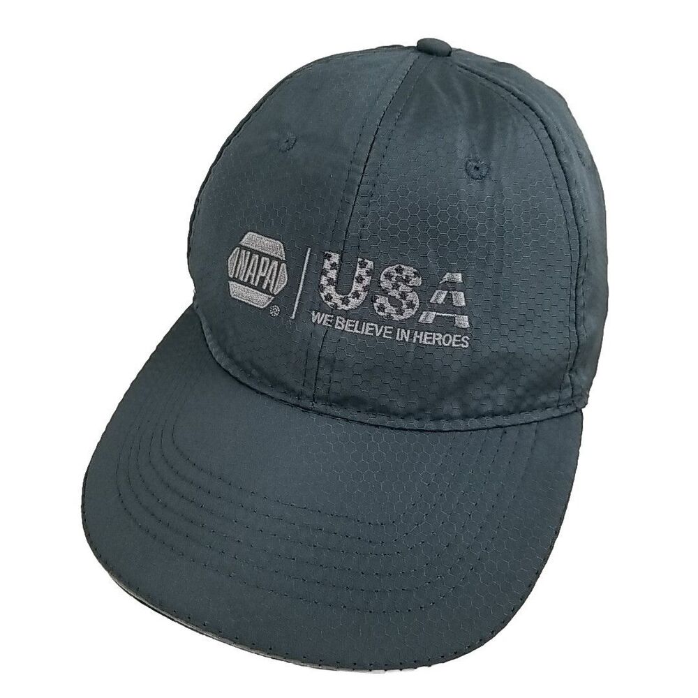 NAPA Auto Parts USA Cap Hat Adult One Size Green Interpid Fallen Heroes Fund